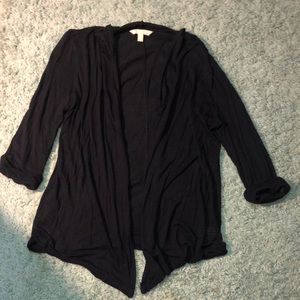 Banana express sheer black cardigan